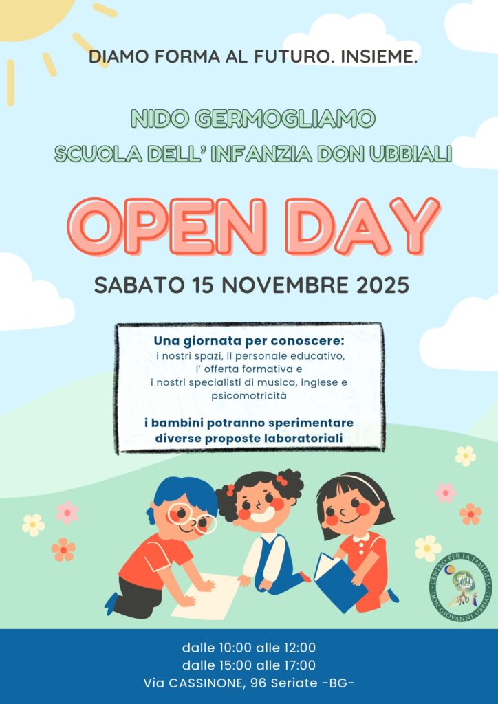 OPEN DAY 15 NOVEMBRE 2025
